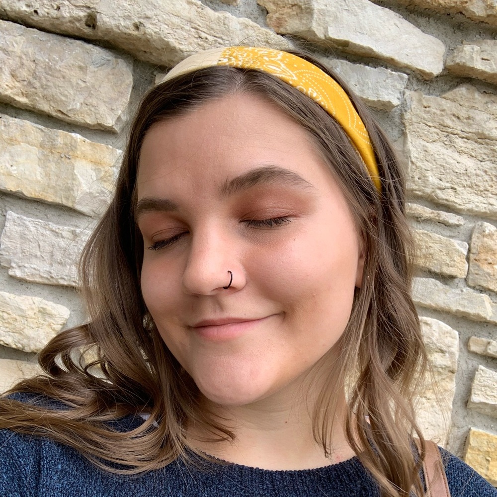 Two Toned Bandana Scarf